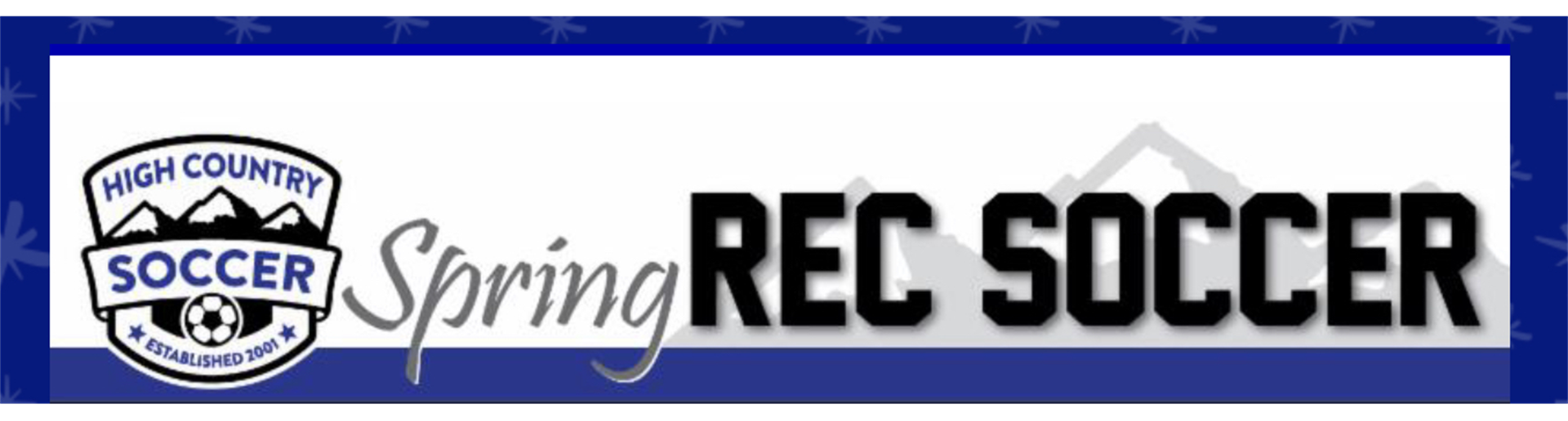 SPRING REC SCHEDULES POSTED!